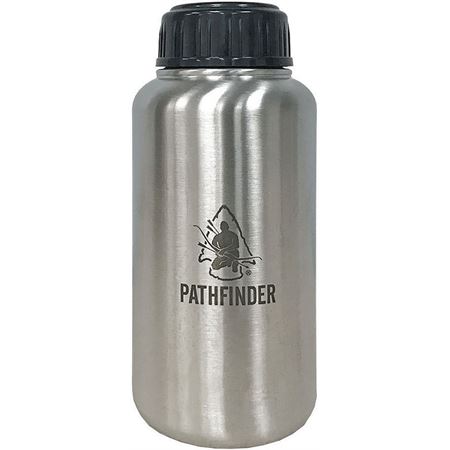 Stainless Steel Wide Mouth Nesting Canteen Flask, Single Wall