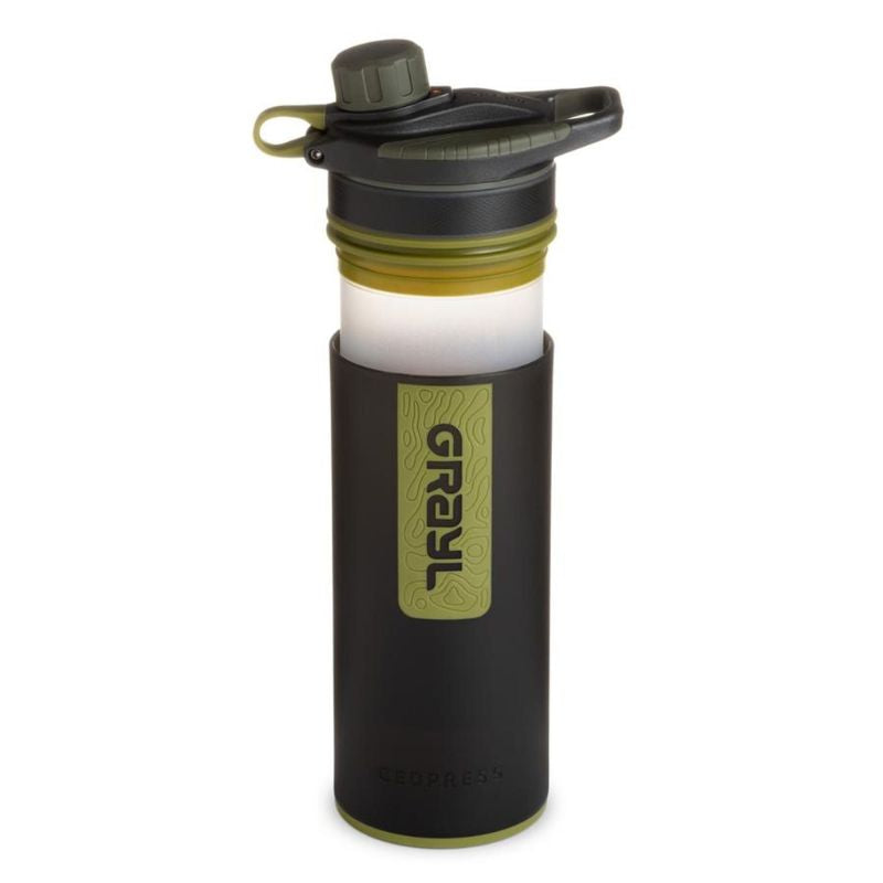 Grayl GEOPRESS™ | Top Water Purification Bottles | Camo Black – Survival  Gear BSO