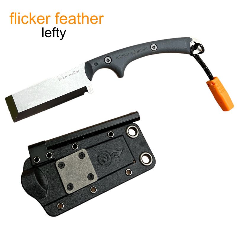 Flicker Feather Survival EDC Chisel Blade