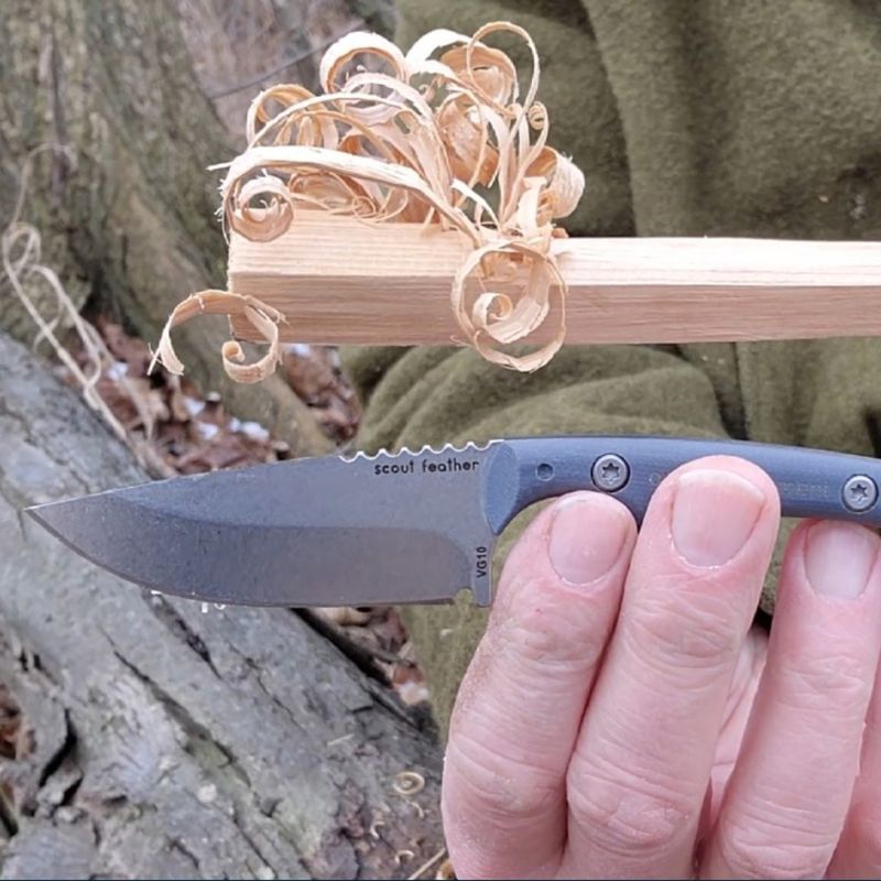 Scout Feather Adventure Survival Knife