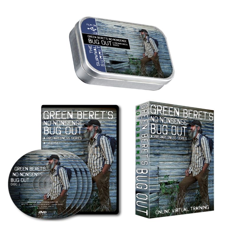 Gray Bearded Green Beret’s No-Nonsense Bug Out DVD or USB